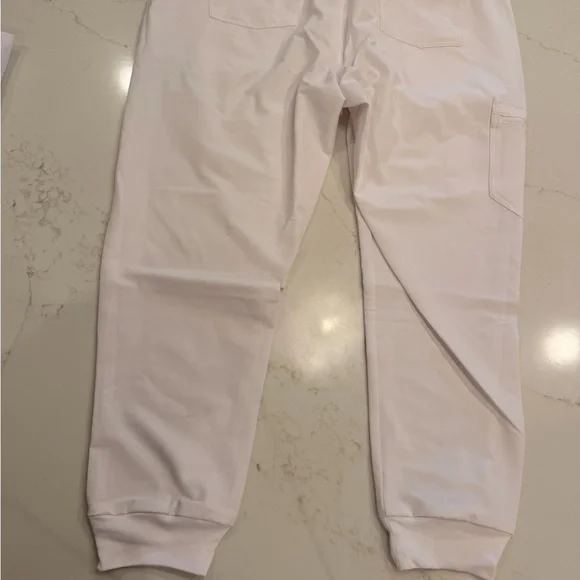 FIGS Scrub Set Womens Large White Technical Collection Medical Scrubs New W/tag - Picture 4 of 6